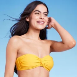 Women's Knot-Front Bandeau Bikini Top - Wild Fable™ Yellow 10 Women's Knot-Front Bandeau Bikini Top - Wild Fable™ Yellow -Wild Fable Shop GUEST 4ae6918b 5b5b 45e3 a9e9 860228d6d319