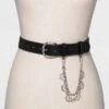 Women's New Polyurethane With Swag Chain Belt - Wild Fable™ Black 1 Women's New Polyurethane With Swag Chain Belt - Wild Fable™ Black -Wild Fable Shop GUEST 4c6c693e 69ba 481f a83b 4873f373c81b