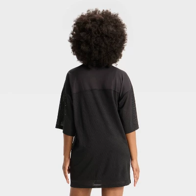 Women's Cap Sleeve Dream Jersey Midi Shirtdress - Wild Fable™ 3 Women's Cap Sleeve Dream Jersey Midi Shirtdress - Wild Fable™