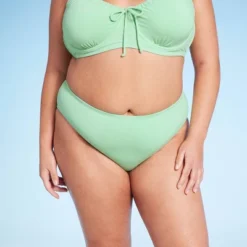 Women's Mid-Rise High Leg Cheeky Lurex Bikini Bottom - Wild Fable™ Mint Green 7 Women's Mid-Rise High Leg Cheeky Lurex Bikini Bottom - Wild Fable™ Mint Green -Wild Fable Shop GUEST 531372c4 448e 4fb5 9ec8 d712a69b30f2
