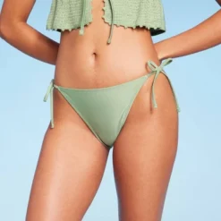 Women's Side-Tie Medium Coverage Bikini Bottom - Wild Fable™ Soft Green 15 Women's Side-Tie Medium Coverage Bikini Bottom - Wild Fable™ Soft Green -Wild Fable Shop GUEST 5336476b d9cf 4c6a 88ea b13487097351