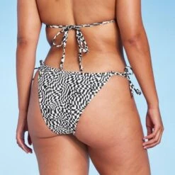 Women's Side-Tie Adjustable Coverage Ultra High Leg Bikini Bottom - Wild Fable™ Black/White Check Print 12 Women's Side-Tie Adjustable Coverage Ultra High Leg Bikini Bottom - Wild Fable™ Black/White Check Print -Wild Fable Shop GUEST 544736ab 878f 4081 9b6f c52ce5191f7d