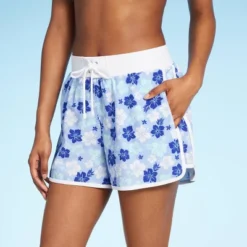 Women's 4" Inseam High Waist Lace-Up Board Shorts - Wild Fable™ Blue Floral Print 11 Women's 4" Inseam High Waist Lace-Up Board Shorts - Wild Fable™ Blue Floral Print -Wild Fable Shop GUEST 5597a22c 8312 4f78 b6eb 8eb592e1b60b