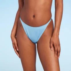 Women's Low-Rise Cheeky High Leg Bikini Bottom - Wild Fable™ Blue Lurex 11 Women's Low-Rise Cheeky High Leg Bikini Bottom - Wild Fable™ Blue Lurex -Wild Fable Shop GUEST 57063fe1 3af3 4899 8615 c666b30ada9a