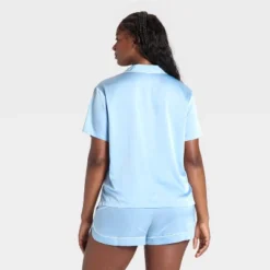 Women's Satin Short Sleeve Notch Collar Shirt And Shorts Pajama Set - Wild Fable™ 9 Women's Satin Short Sleeve Notch Collar Shirt And Shorts Pajama Set - Wild Fable™ -Wild Fable Shop GUEST 57948612 daf1 4ef1 bcd8 03ace95aff35
