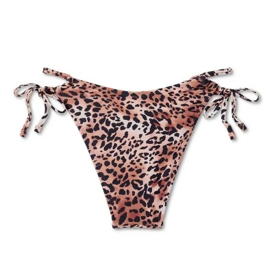 Women's Cut Out Strappy Side-Tie Extra High Leg Extra Cheeky Bikini Bottom - Wild Fable™ Multi Animal Print 8 Women's Cut Out Strappy Side-Tie Extra High Leg Extra Cheeky Bikini Bottom - Wild Fable™ Multi Animal Print - Image 6