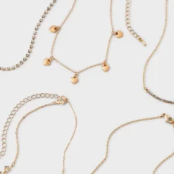 Bling Heart Choker Necklace Set 5pc - Wild Fable™ Gold 6 Bling Heart Choker Necklace Set 5pc - Wild Fable™ Gold -Wild Fable Shop GUEST 5a9d08ad 7a1a 44b5 8475 7ce73c45f919