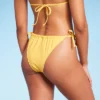 Women's Side-Tie Ultra High Leg Adjustable Coverage Bikini Bottom - Wild Fable™ Yellow 2 Women's Side-Tie Ultra High Leg Adjustable Coverage Bikini Bottom - Wild Fable™ Yellow -Wild Fable Shop GUEST 5dc8fcf8 4f9d 4b8c 9292 36714c584db7
