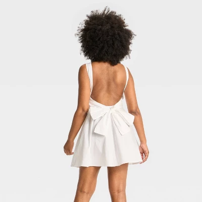 Women's Bow Back Mini A-Line Dress - Wild Fable™ 5 Women's Bow Back Mini A-Line Dress - Wild Fable™ - Image 3