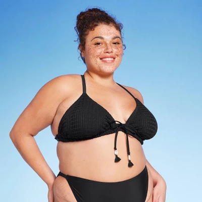 Women's Crochet Triangle Bikini Top - Wild Fable™ 8 Women's Crochet Triangle Bikini Top - Wild Fable™ - Image 6