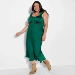 Women's Ruched Midi Bodycon Dress - Wild Fable™ Dark Green -Wild Fable Shop GUEST 5fd606f2 8a43 4683 aa55 95c8e3d0e273