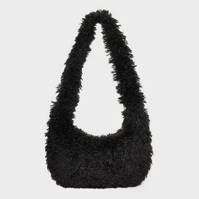 Slouchy Faux Fur Hobo Shoulder Handbag - Wild Fable™ 4 Slouchy Faux Fur Hobo Shoulder Handbag - Wild Fable™ - Image 2