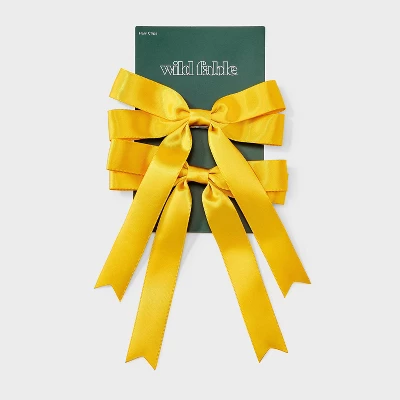 Game Day Hair Bow Set 2pc - Wild Fable™ 3 Game Day Hair Bow Set 2pc - Wild Fable™
