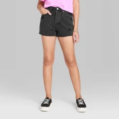 Women's High-Rise Cutoff Jean Shorts - Wild Fableā¢