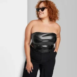 Women's Faux Leather Tube Top - Wild Fable™ 9 Women's Faux Leather Tube Top - Wild Fable™ -Wild Fable Shop GUEST 72e03401 1c17 4bf2 b87b 5c6f4de83a95