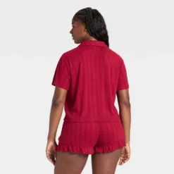 Women's Pointelle Notch Collar Shirt And Shorts Pajama Set - Wild Fable™ 9 Women's Pointelle Notch Collar Shirt And Shorts Pajama Set - Wild Fable™ -Wild Fable Shop GUEST 73f94906 abee 468c 8f2e ba9e879da017