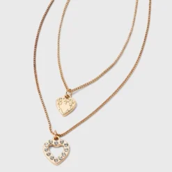 Texture Heart Charm Multi-Strand Necklace - Wild Fable™ Gold 7 Texture Heart Charm Multi-Strand Necklace - Wild Fable™ Gold -Wild Fable Shop GUEST 75314bf1 f4d3 4008 a496 c0136ed3f8e3