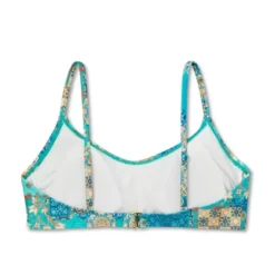 Women's Scoop Front Bralette Bikini Top - Wild Fable™ Blue Patchwork Print 15 Women's Scoop Front Bralette Bikini Top - Wild Fable™ Blue Patchwork Print -Wild Fable Shop GUEST 757ef835 f2ee 4b6a 991e 60c0c3e96ff4