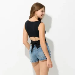 Women's Back Bow Tie Tank Top - Wild Fableā¢