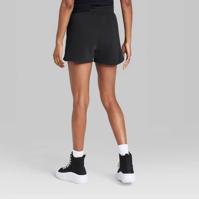 Women's Mid-Rise Pull-On Fleece Shorts - Wild Fable™ 4 Women's Mid-Rise Pull-On Fleece Shorts - Wild Fable™ - Image 2