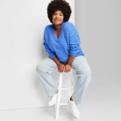 Women's V-Neck Fuzzy Oversized Pullover Sweater - Wild Fable™ 11 Women's V-Neck Fuzzy Oversized Pullover Sweater - Wild Fable™ -Wild Fable Shop GUEST 7d9e6a29 6edd 4384 8aa8 f1e6cfe9c399