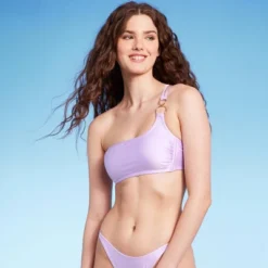 Women's Ring Detail One Shoulder Bralette Bikini Top - Wild Fable™ Shiny Light Purple 15 Women's Ring Detail One Shoulder Bralette Bikini Top - Wild Fable™ Shiny Light Purple -Wild Fable Shop GUEST 7de5d0b6 fb98 4a82 aed7 1753a9260827