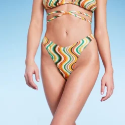 Women's Extra High Leg Ultra Cheeky Bikini Bottom - Wild Fable™ Multi Striped 15 Women's Extra High Leg Ultra Cheeky Bikini Bottom - Wild Fable™ Multi Striped -Wild Fable Shop GUEST 7e22eda3 5e17 499c a08d d549cff1ca65