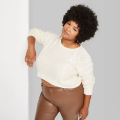 Women's Cropped Cable Pullover - Wild Fable™ 11 Women's Cropped Cable Pullover - Wild Fable™ -Wild Fable Shop GUEST 80f26d63 ebf2 4ace aa0a 66d0ccdf1631