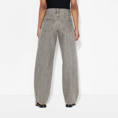 Women's Mid-Rise Barrel Jeans - Wild Fable™ 4 Women's Mid-Rise Barrel Jeans - Wild Fable™ - Image 2