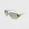Women's Rimless Butterfly Wrap Sunglasses - Wild Fable™ White 2 Women's Rimless Butterfly Wrap Sunglasses - Wild Fable™ White -Wild Fable Shop GUEST 841a0c09 e27e 4ddd a3d6 fa96e06b4e95