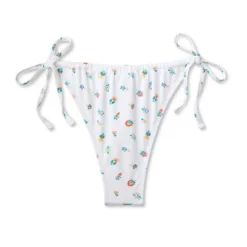 Women's Floral Print Side-Tie Ultra High Leg Adjustable Coverage Bikini Bottom - Wild Fable™ White 14 Women's Floral Print Side-Tie Ultra High Leg Adjustable Coverage Bikini Bottom - Wild Fable™ White -Wild Fable Shop GUEST 887d468e 0455 40bd bdf8 5012a6934b40