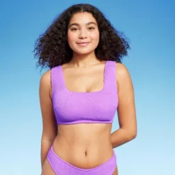 Women's Pucker Square Neck Wide Strap Bralette Bikini Top - Wild Fable™ 19 Women's Pucker Square Neck Wide Strap Bralette Bikini Top - Wild Fable™ -Wild Fable Shop GUEST 89891193 a216 43a3 93ad fa415eea7250