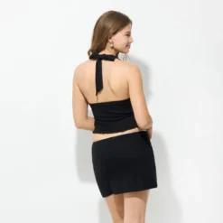 Women's Pointelle Halter Top - Wild Fableā¢