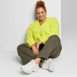 Women's V-Neck Fuzzy Oversized Pullover Sweater - Wild Fable™ 12 Women's V-Neck Fuzzy Oversized Pullover Sweater - Wild Fable™ -Wild Fable Shop GUEST 8a255a13 cd04 41f4 b92c 22fd5f18f60f