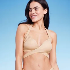 Women's Longline Wrap Front Bralette Bikini Top - Wild Fable™ Gold 10 Women's Longline Wrap Front Bralette Bikini Top - Wild Fable™ Gold -Wild Fable Shop GUEST 8c1d1f93 cee9 4fa6 9841 cc9c8fc1ab09