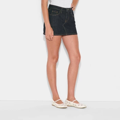 Women's Mini 5 Pocket Denim Skirt - Wild Fable™ 3 Women's Mini 5 Pocket Denim Skirt - Wild Fable™