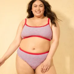 Women's Pucker Contrast Binding Mid-Rise High-Leg Cheeky Bikini Bottom - Wild Fable™ Red 5 Women's Pucker Contrast Binding Mid-Rise High-Leg Cheeky Bikini Bottom - Wild Fable™ Red -Wild Fable Shop GUEST 8dd6bd36 f2a6 451f 883c 97bba9bab22f