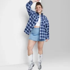 Women's Oversized Button-Down Flannel Shirt - Wild Fable™ Plaid -Wild Fable Shop GUEST 8de4143c d0f0 4128 ace8 f4e719ba0046