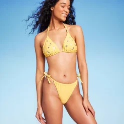 Women's Side-Tie Ultra High Leg Adjustable Coverage Bikini Bottom - Wild Fable™ Yellow 12 Women's Side-Tie Ultra High Leg Adjustable Coverage Bikini Bottom - Wild Fable™ Yellow -Wild Fable Shop GUEST 8e44957e 352e 4e7b 8921 6113307f516d