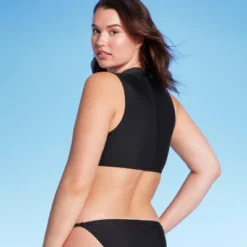 Women's Zip-Front Mock Neck Bikini Top - Wild Fable™ -Wild Fable Shop GUEST 8f8ba476 d674 4f63 9b81 ab5fc589a0d2