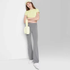 Women's High-Waisted Flare Leggings - Wild Fable™ Heather Gray 8 Women's High-Waisted Flare Leggings - Wild Fable™ Heather Gray -Wild Fable Shop GUEST 90a4be30 da89 4939 a3a6 0aca3cbfb7c4