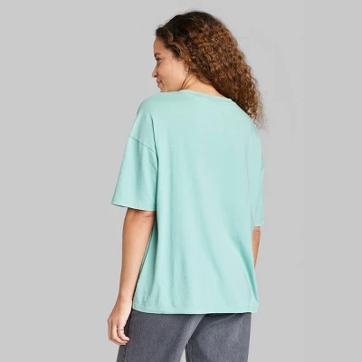 Women's Short Sleeve Relaxed Fit T-Shirt - Wild Fable™ 4 Women's Short Sleeve Relaxed Fit T-Shirt - Wild Fable™ - Image 2