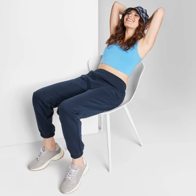 Women's High-Rise Fleece Sweatpants - Wild Fable™ 9 Women's High-Rise Fleece Sweatpants - Wild Fable™ - Image 7