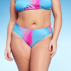 Women's High Leg Cheeky Bikini Bottom - Wild Fable™ Blue Marble Print 17 Women's High Leg Cheeky Bikini Bottom - Wild Fable™ Blue Marble Print -Wild Fable Shop GUEST 94bfd734 9c12 4ec6 89cd 8c39fe054e98