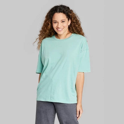 Women's Short Sleeve Relaxed Fit T-Shirt - Wild Fable™ 3 Women's Short Sleeve Relaxed Fit T-Shirt - Wild Fable™