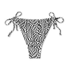Women's Side-Tie Adjustable Coverage Ultra High Leg Bikini Bottom - Wild Fable™ Black/White Check Print 14 Women's Side-Tie Adjustable Coverage Ultra High Leg Bikini Bottom - Wild Fable™ Black/White Check Print -Wild Fable Shop GUEST 995f38bf ec1a 4b42 a052 72ac0207fc71