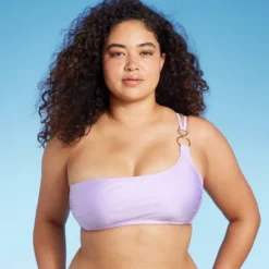 Women's Ring Detail One Shoulder Bralette Bikini Top - Wild Fable™ Shiny Light Purple 11 Women's Ring Detail One Shoulder Bralette Bikini Top - Wild Fable™ Shiny Light Purple -Wild Fable Shop GUEST 9966bc5d 89fd 4283 b001 66428430cdb3