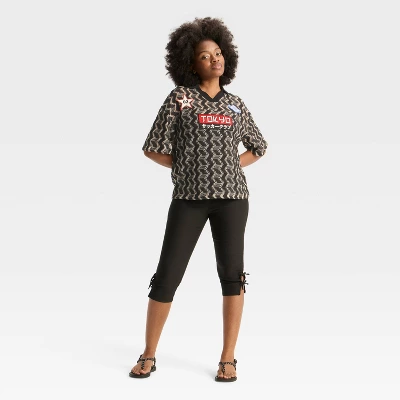 Women's Knit Elbow Sleeve V-Neck Polo Shirt - Wild Fable™ 4 Women's Knit Elbow Sleeve V-Neck Polo Shirt - Wild Fable™ - Image 2