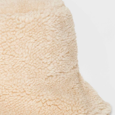 Faux Shearling Bucket Reversible Hat - Wild Fable™ 6 Faux Shearling Bucket Reversible Hat - Wild Fable™ - Image 4