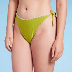 Women's Crochet Trim Side-Tie High Leg Extra Cheeky Bikini Bottom - Wild Fable™ Green 11 Women's Crochet Trim Side-Tie High Leg Extra Cheeky Bikini Bottom - Wild Fable™ Green -Wild Fable Shop GUEST 9bf3687c fd5b 4e33 ba84 f1350e21a784